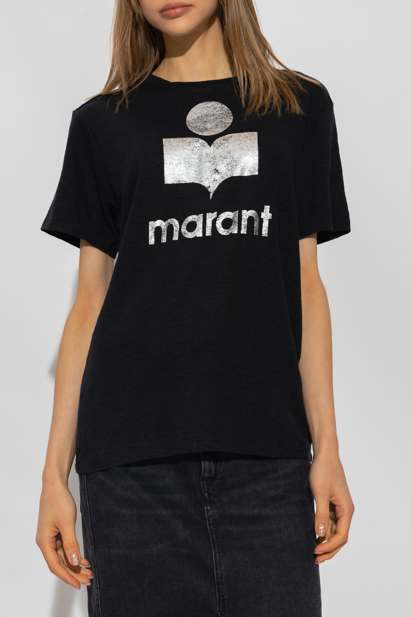 Black 'Zewel' T-shirt Marant Etoile - Vitkac AS